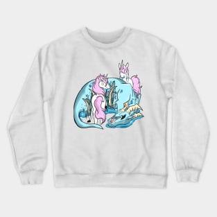 Psycho Unicorn Crewneck Sweatshirt